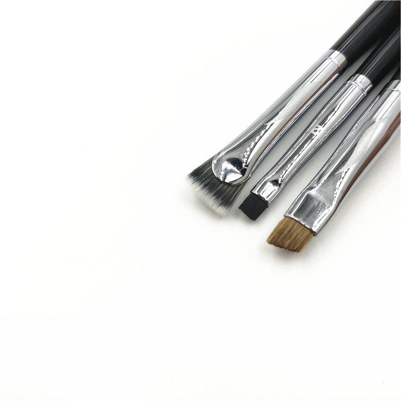 Perie profesională pentru creion de ochi Tightline Pro, unghiulară, plată, pentru machiaj pentru contur sprâncene, perie de precizie pentru sprâncene #20 #32 #36 Cosmetică