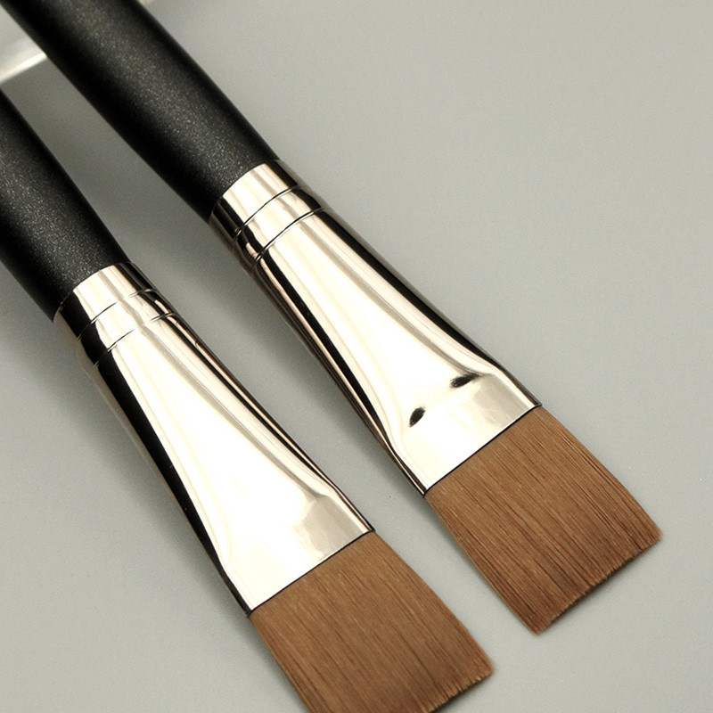 Perie pentru fond de ten plată pătrată Perie moale pentru corector de păr BB Cream Blender Mască de față Perie pentru vopsea Femei Frumusețe Îngrijirea pielii Instrument de machiaj