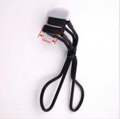 Мини секция тип рибешка уста Извивачка за мигли Сгъната фалшива мигла Nature Curl Стоманена щипка за извиване на мигли Малки инструменти за грим