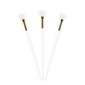 Perie profesională cu ventilator de dimensiune lungă, mască de argilă, instrumente de ser, mâner din lemn, păr sintetic, cosmetică, frumusețe, instrument de machiaj pentru îngrijirea pielii