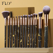 FLD 5/10/15 buc. Set de pensule de machiaj din marmură, instrument cosmetic, pudră, fard de ochi, fond de ten, fard de obraz, amestecare frumusețe, Pinceaux De Maquillage