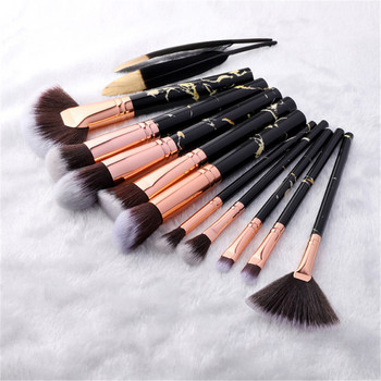 FLD 5/10/15Pcs Marble Brushes Makeup Set Cosmetic Tool Powder Eye Shadow Foundation Blush Blending Beauty Pinceaux De Maquillage