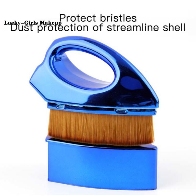 Lucky-Girls, 1 buc, unică, mică, perie pentru fond de ten, pensule de machiaj, pentru perie pentru fond de ten, pudră, cosmetice, instrument de machiaj