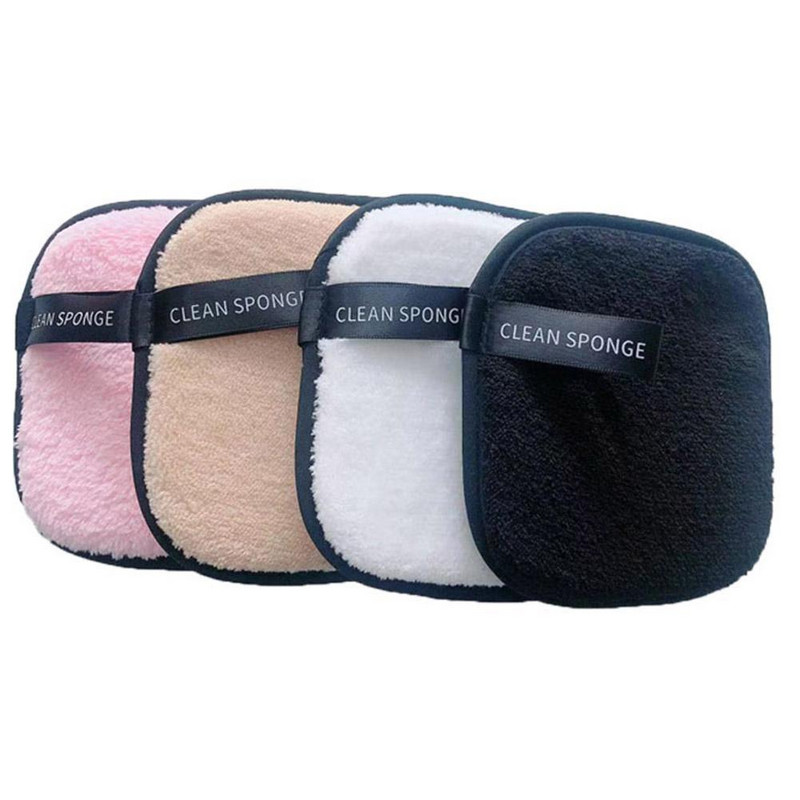 Двуслойна кърпа за почистване на лице Многократна кърпа за почистване на нокти Микрофибърни кърпи Подложки за премахване на грим Памучен пух