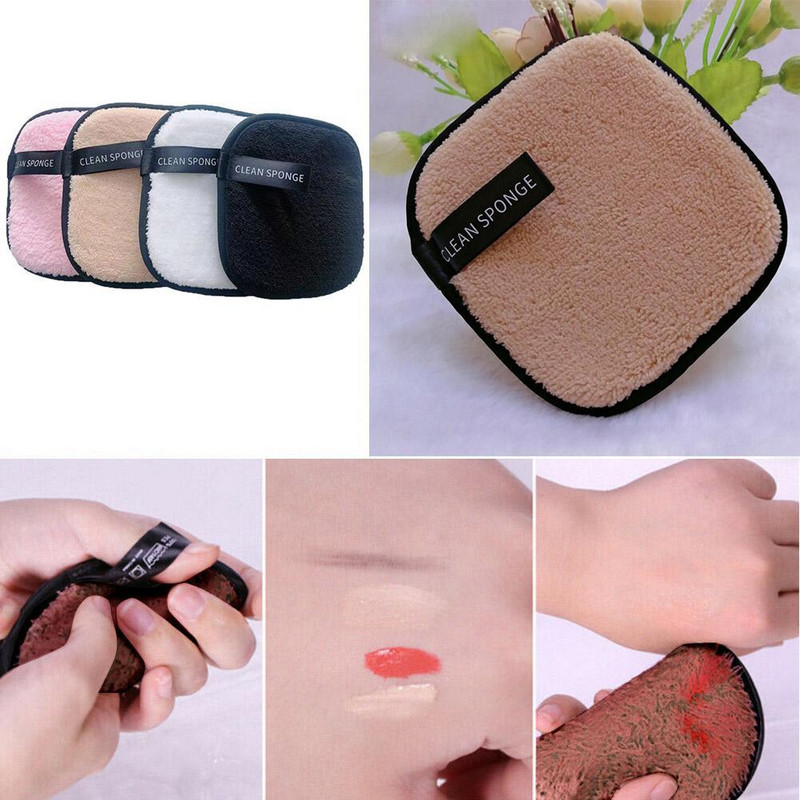 Двуслойна кърпа за почистване на лице Многократна кърпа за почистване на нокти Микрофибърни кърпи Подложки за премахване на грим Памучен пух