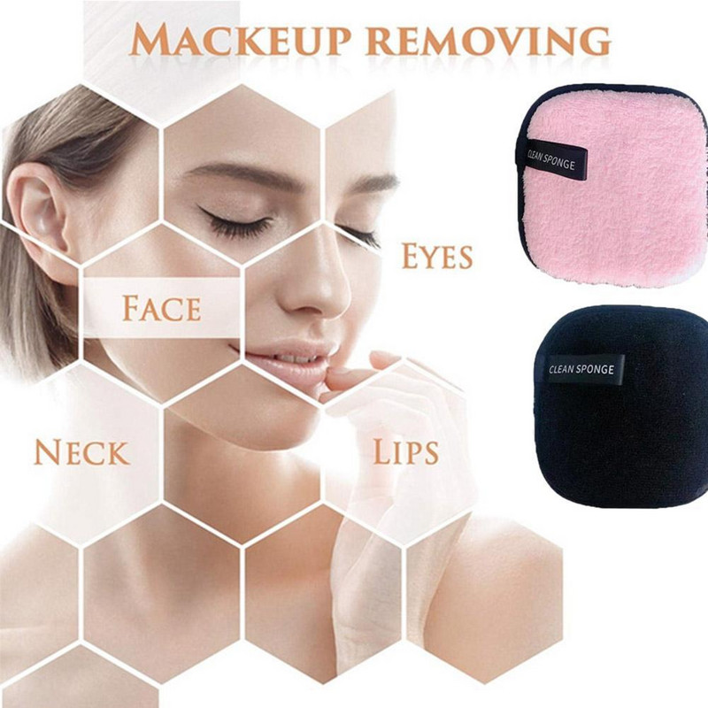 Двуслойна кърпа за почистване на лице Многократна кърпа за почистване на нокти Микрофибърни кърпи Подложки за премахване на грим Памучен пух