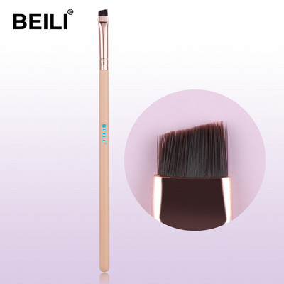 BEILI Natural Goat Hair kosmētikas birstes Pink Eye Brush Rose Golden Black Korektors Eye Shadow Brow Eyeliner Single Makeup Brush