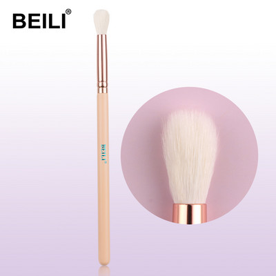 BEILI Natural Goat Hair kosmētikas birstes Pink Eye Brush Rose Golden Black Korektors Eye Shadow Brow Eyeliner Single Makeup Brush
