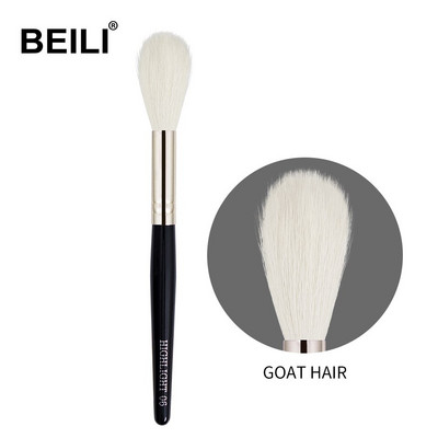 BEILI Natural Goat Hair kosmētikas birstes Pink Eye Brush Rose Golden Black Korektors Eye Shadow Brow Eyeliner Single Makeup Brush