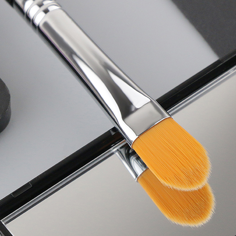 BEILI Pensule de machiaj din păr natural de capră Perie pentru ochi roz Rose Golden Black Concealer Fard de ochi Crema de ochi pentru sprâncene Perie de machiaj unică