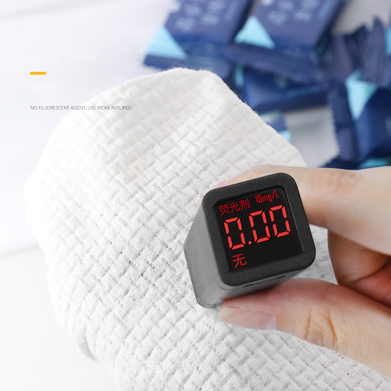 Prosop de față din bumbac comprimat, de unică folosință, cu desene animate, prosop portabil de călătorie, prosop de curățare îngroșat, țesut pătrat mic