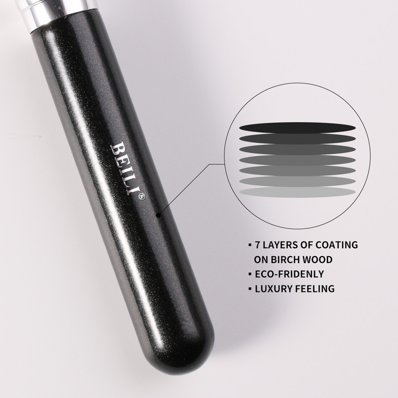 BEILI Professzionális arc smink ecsetek 1 db alapozóhoz Contour Liquid Blending korrektor Buffing Sminkecset nőknek