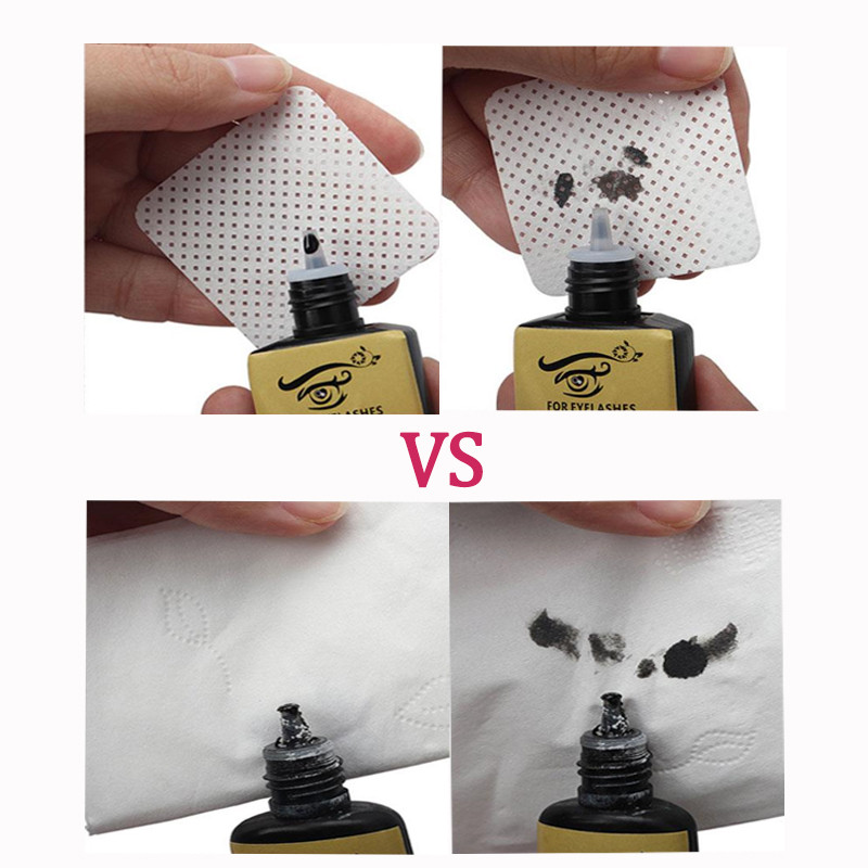 200 buc/cutie Extensie de gene Tampoane pentru îndepărtarea lipiciului Genele Altoire Lipici nețesut Curățare Ștergeți fără scame Șervețele de hârtie Curățați genele