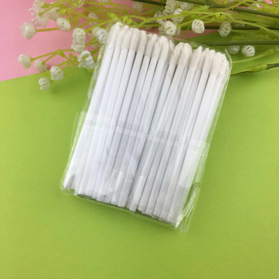 50 бр./пакет Четка за устни за еднократна употреба Четки за грим Химикалка Червило Спирала Пръчици за почистване на четки Козметични четки за грим Апликатори