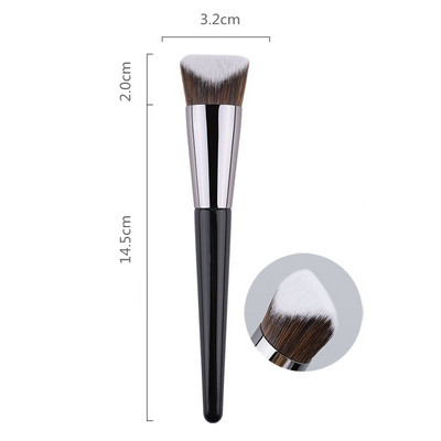 LOYBJ 1 buc pensule de machiaj pentru fond de ten lichid profesionale perie pentru corector pentru femeie pentru față rapidă pentru machiaj instrumente de frumusețe