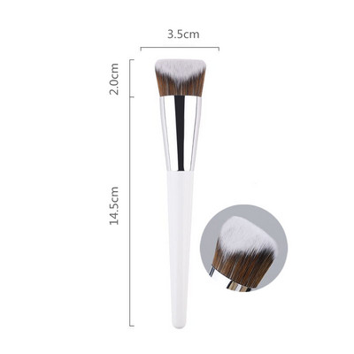 LOYBJ 1 buc pensule de machiaj pentru fond de ten lichid profesionale perie pentru corector pentru femeie pentru față rapidă pentru machiaj instrumente de frumusețe