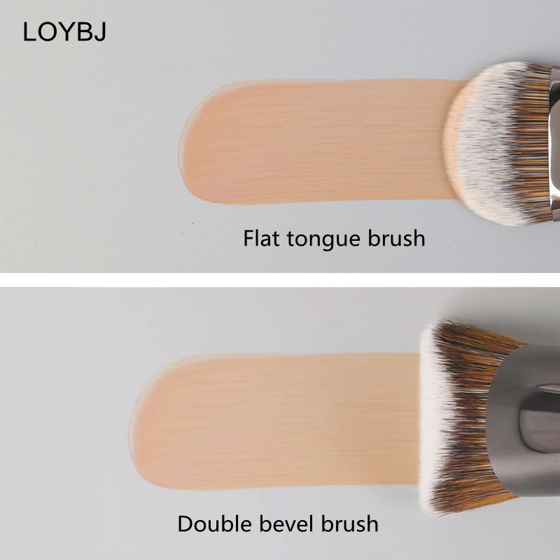 LOYBJ 1 buc pensule de machiaj pentru fond de ten lichid profesionale perie pentru corector pentru femeie pentru față rapidă pentru machiaj instrumente de frumusețe