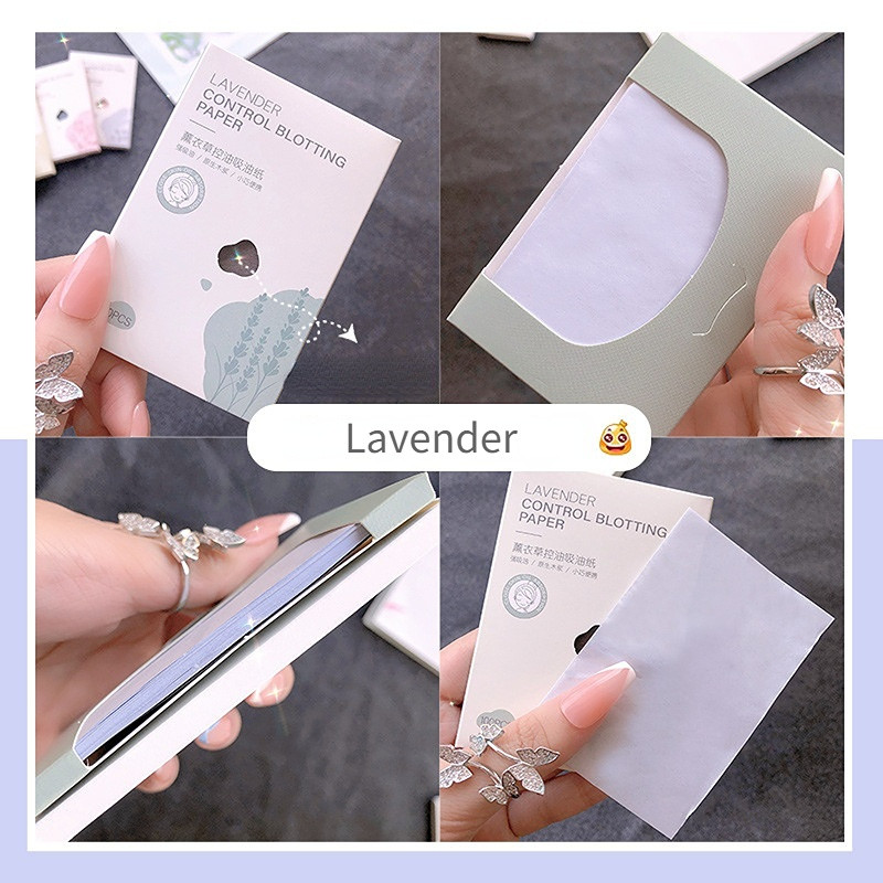 100 buc șervețele de curățare pentru controlul uleiului de față Hârtie absorbantă de față cu control al uleiului Foaie absorbantă Șervețele pentru maturi uleioase Hârtie de curățare a feței