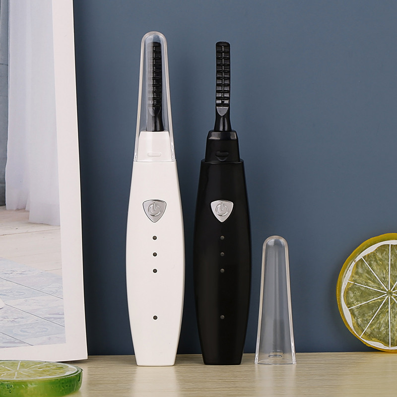 Elektrinis blakstienų rietiklis, greito kaitinimo temperatūros reguliuojamas blakstienų volelis moterims makiažo blakstienų rietiklis USB blakstienų tušo blakstienų pakėlimo rinkinys