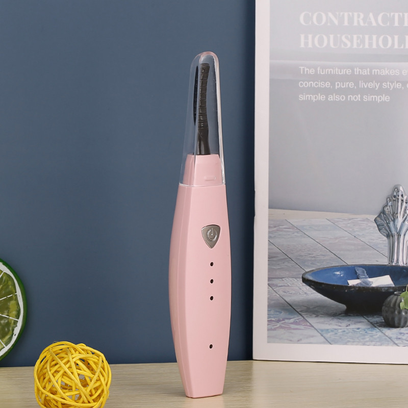 Elektrinis blakstienų rietiklis, greito kaitinimo temperatūros reguliuojamas blakstienų volelis moterims makiažo blakstienų rietiklis USB blakstienų tušo blakstienų pakėlimo rinkinys