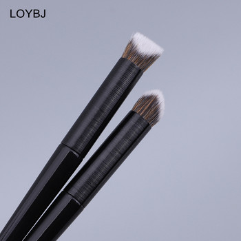 LOYBJ 1pcs Foundation Brush Concealer Μακιγιάζ Πινέλα διπλής όψης Slope Beauty Make Up Tool για Πρόσωπο Ακμή Σημάδι Κηλίδες Μαύρος Κύκλος