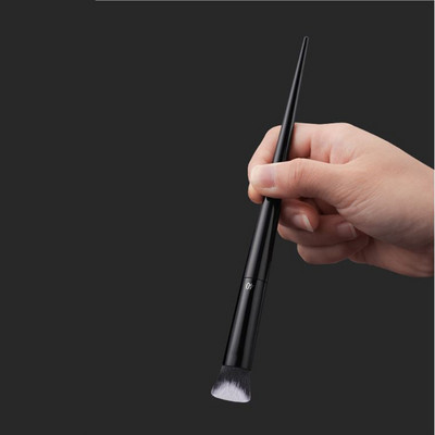 LOYBJ 1 buc Pensule pentru fond de ten, corector, pensule de machiaj, cu două fețe, instrument de machiaj pentru frumusețe, pentru pete de acnee pe față, cerc întunecat