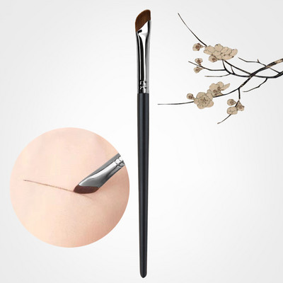 OVW Sickle Eyeliner Brush Itin plonas plonas įstrižas kampas makiažo šepetėlis skystam akių kontūro šepetėliui kampinis antakių šepetėlis grožio priemonė