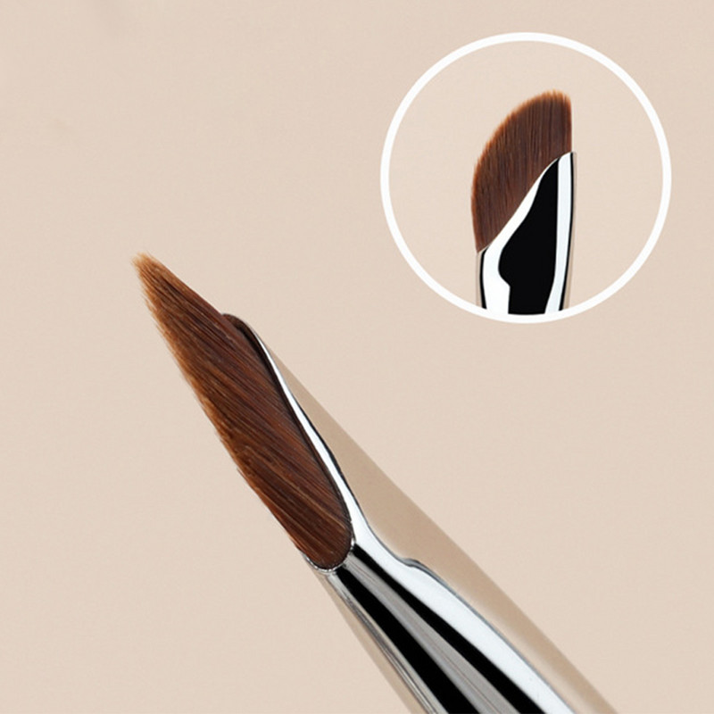 OVW Sickle Eyeliner Brush Ultra vékony, finom, ferde szögű sminkecset folyékony szemceruzahoz