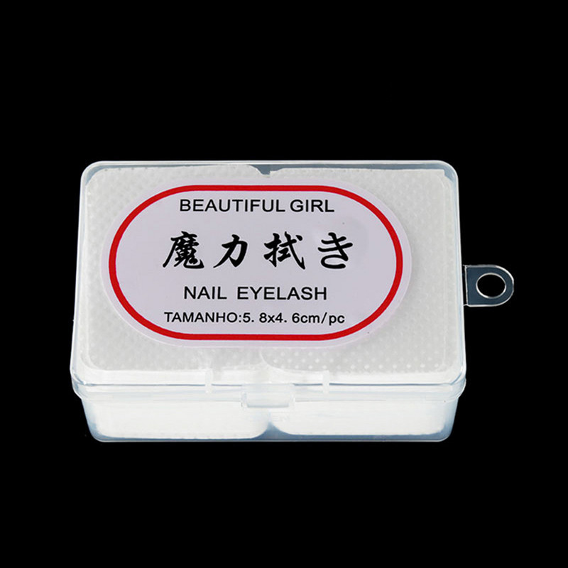 Șervețele pentru unghii, proaspăt moi și absorbabile, fără scame, pentru curățarea genelor.