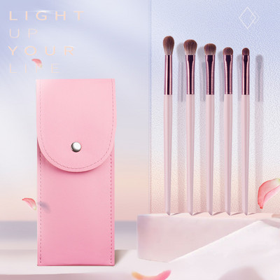 Kit de pensule de machiaj pentru ochi MyDestiny 5 buc. Perie pentru fard de ochi de înaltă calitate Perie pentru gene Set pensule de machiaj umbrire Pensule de machiaj