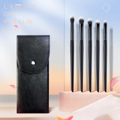 Kit de pensule de machiaj pentru ochi MyDestiny 5 buc. Perie pentru fard de ochi de înaltă calitate Perie pentru gene Set pensule de machiaj umbrire Pensule de machiaj