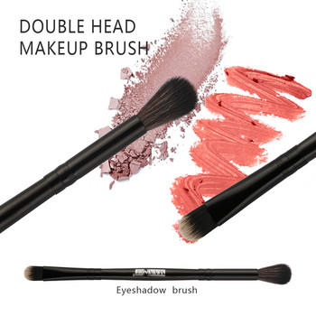 5 τεμ/συσκευασία Σετ βουρτσών μακιγιάζ για σκιές ματιών διπλού άκρου Σετ Pro Cosmetic Eyeliner Powder Eyes Beauty Brush Tool Kit Pinceis De Maquiagem