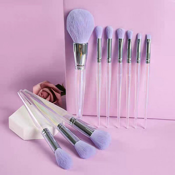 10 τμχ επαγγελματικά πινέλα μακιγιάζ Σετ Καλλυντικής πούδρας Σκιών ματιών Ίδρυμα Ρουζ Blending Concealer Beauty Make Up Tool Brushes