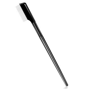 Eyelash Comb Lash Brush Separator- Eyelashes Separator Curler Mascara Applicator, Eyelash Grooming Brushes Metal Teeth