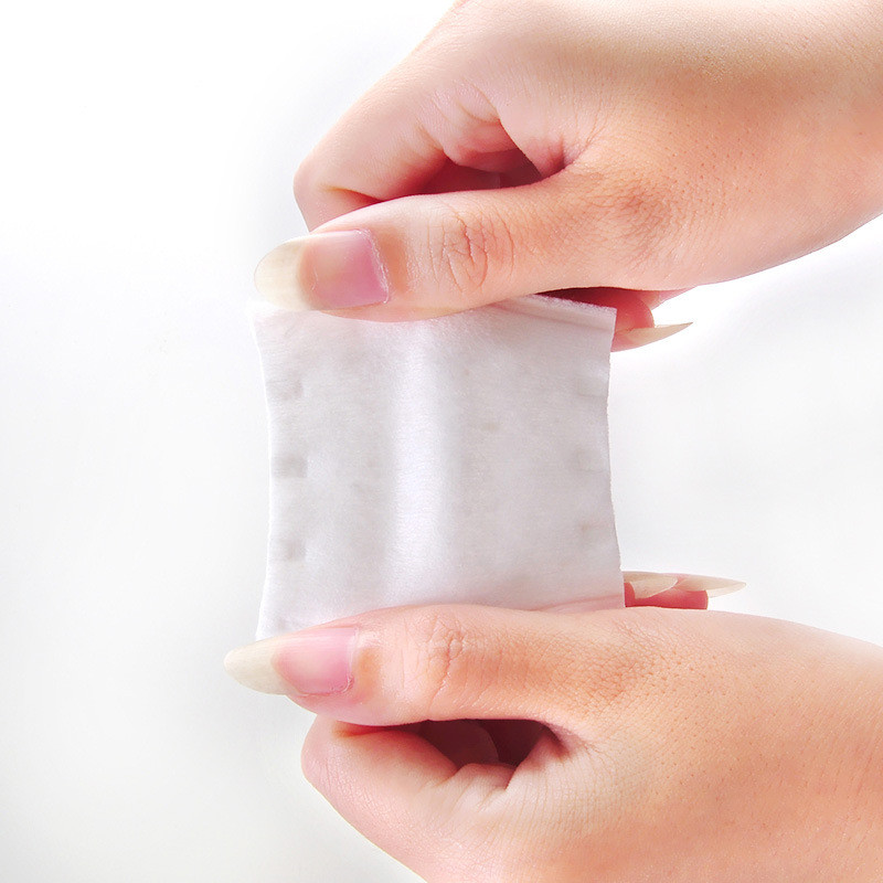 50 buc. Tampoane de bumbac pentru presare cu marginea dublă pentru machiaj îngroșat Prosop pentru curățarea feței, cosmetice moale, șervețele demachiante
