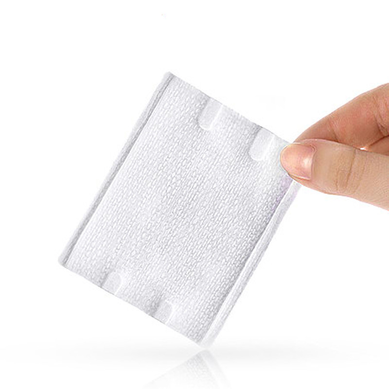 50 buc. Tampoane de bumbac pentru presare cu marginea dublă pentru machiaj îngroșat Prosop pentru curățarea feței, cosmetice moale, șervețele demachiante