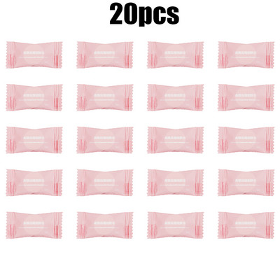 5/10/20 tk Meik-vatipadjad Reisimiseks mõeldud naturaalne kokkusurutud mähitud rätik ühekordselt kasutatavad näorätikud Maski paber DIY näoilutööriistad