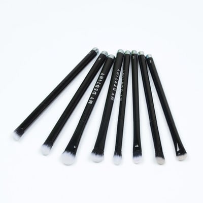 1 buc. My Destiny, mâner metalic, din fibre sintetice, pensule moi pentru machiaj, machiaj pentru ochi, fard de pleoape, corector, cute, perie de machiaj profesională