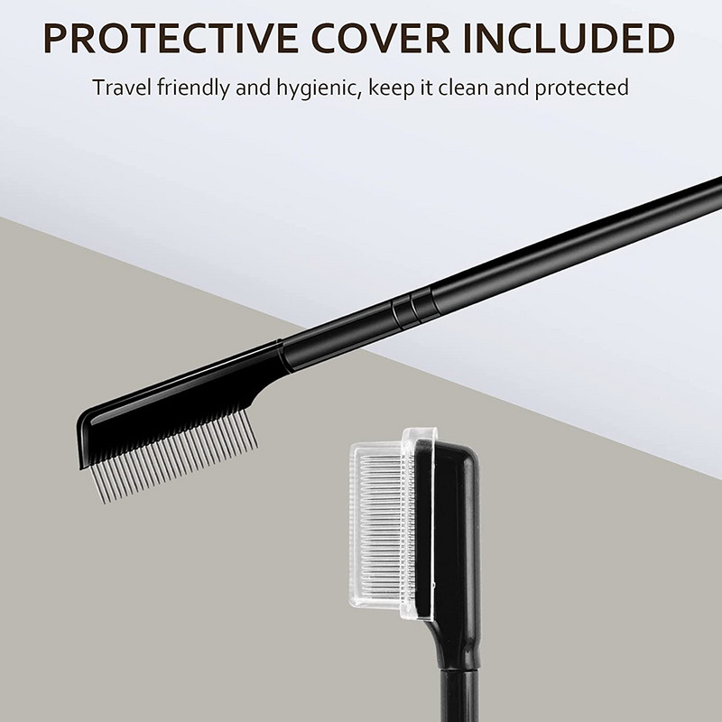 Ripsmete kamm metallist hambad ripsmete koolutaja eraldaja ripsmete hooldamise harjad ripsmete kosmeetika kamm