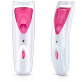 Ondulatori electrice pentru gene, nedureroase, încălzite, design de siguranță, cu tampon de ondulare dublu din silicon pentru femei de lungă durată