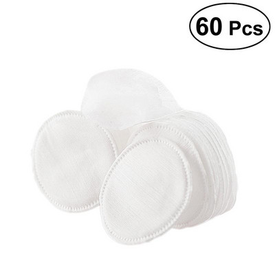 60 buc Tampoane de îndepărtare cu trei straturi, ușoare, practice, netede, rotunde, moale, fără chimicale, pentru machiaj femei