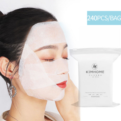 240/200/50 buc/sac Machiaj Bumbac Hârtie pentru curățarea feței Tampoane de bumbac Servețele demachiante de unică folosință Prosop de față șervețele pentru manichiură