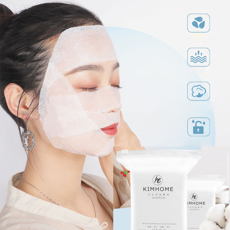 240/200/50 buc/sac Machiaj Bumbac Hârtie pentru curățarea feței Tampoane de bumbac Servețele demachiante de unică folosință Prosop de față șervețele pentru manichiură