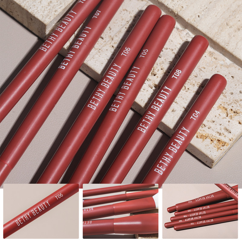 Roșu 1 bucată perie de machiaj o singură perie pudră fard de ochi Instrumente de machiaj profesional păr de capră păr sintetic BETHY BEAUTY