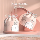 2 ролки еднократна кърпа за лице Мека плътна памучна почистваща кърпичка за лице Мокри сухи кърпички Препарат за премахване на грим Навиваща се кърпичка Грижа за кожата