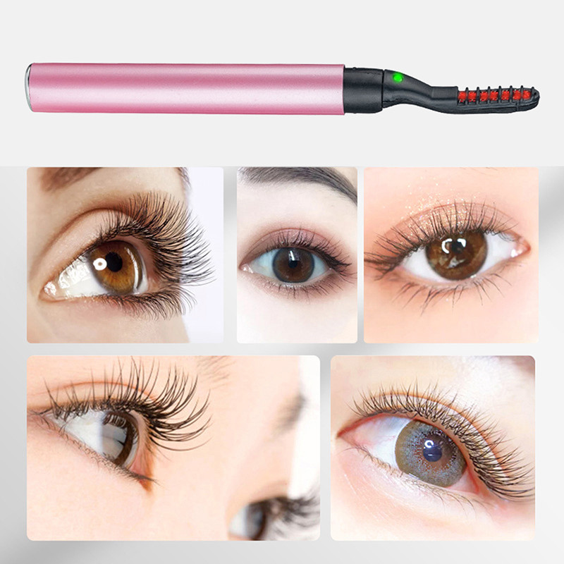 Nešiojamas elektrinis blakstienų rietiklis, šildomas riečiamasis blakstienų rietiklis