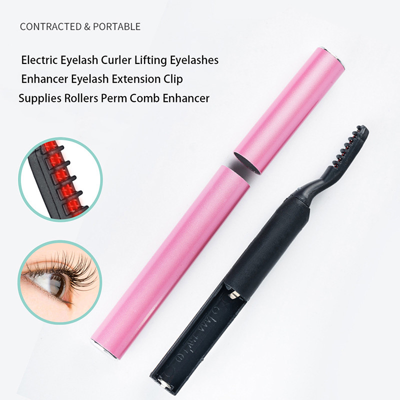 Nešiojamas elektrinis blakstienų rietiklis, šildomas riečiamasis blakstienų rietiklis