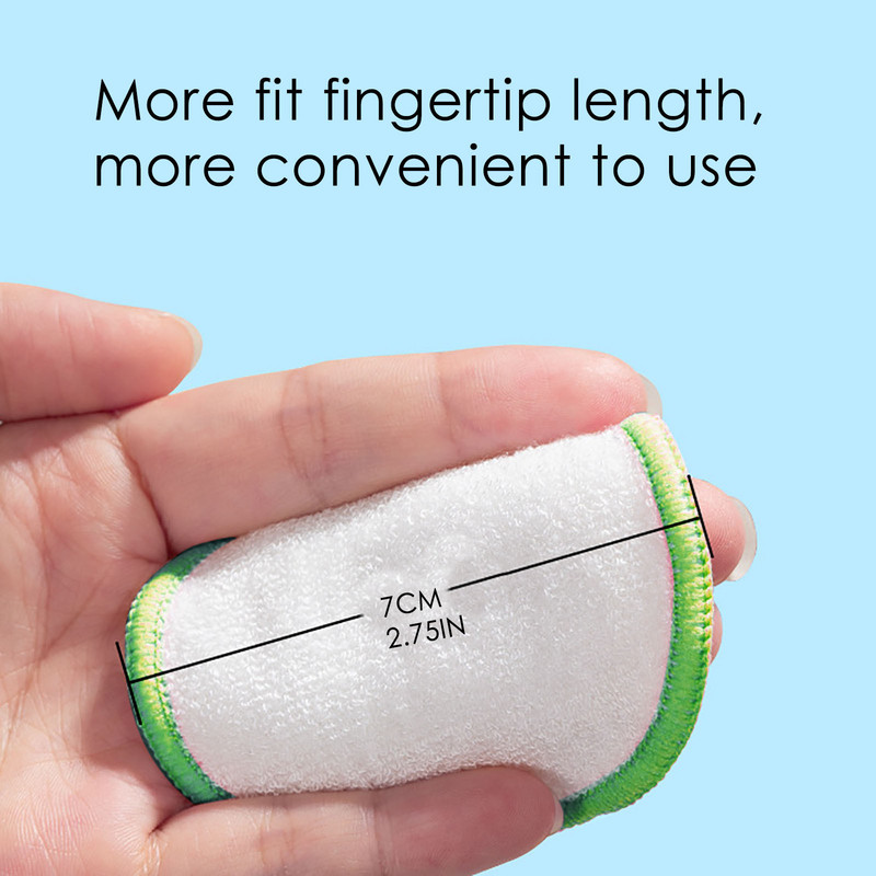 Machiaj din bumbac, lavabil, reutilizabil, rotund, fibră de bambus, demachiant, tampoane de bumbac, cârpă pentru a vă spăla fața, curățare.