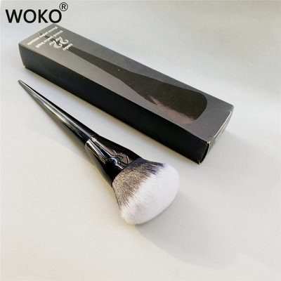 Pensula pentru pudră Fard de obraz BLACK Pensule vegană pentru pudră presată #22 - Instrument de cosmetice pentru pensulă de machiaj, rotundă mare, netedă, pentru amestecare a pudrei
