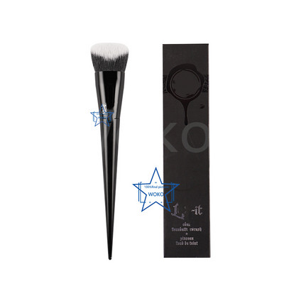 Pensula pentru pudră Fard de obraz BLACK Pensule vegană pentru pudră presată #22 - Instrument de cosmetice pentru pensulă de machiaj, rotundă mare, netedă, pentru amestecare a pudrei